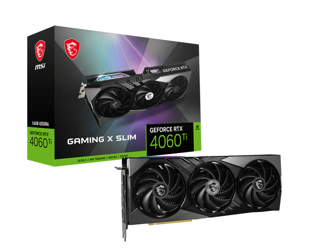 MSI GeForce RTX™ 4060 Ti GAMING X SLIM 16G
