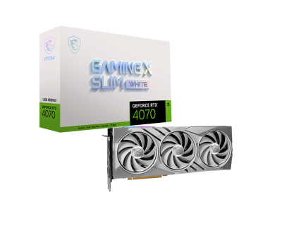 MSI GeForce RTX™ 4070 GAMING X SLIM WHITE 12G