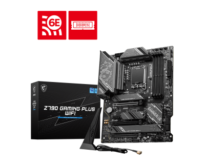 MSI Z790 GAMING PLUS WIFI, ATX - Intel 13th/12th Gen - 14 Phases 