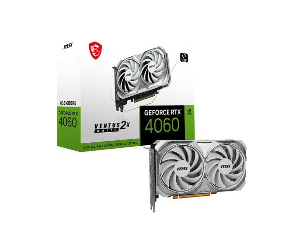 GeForce RTX™ 4060 VENTUS 2X WHITE 8G