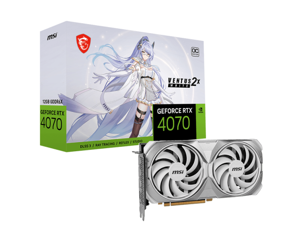 GeForce RTX™ 4070 VENTUS 2X WHITE 12G OC VTS