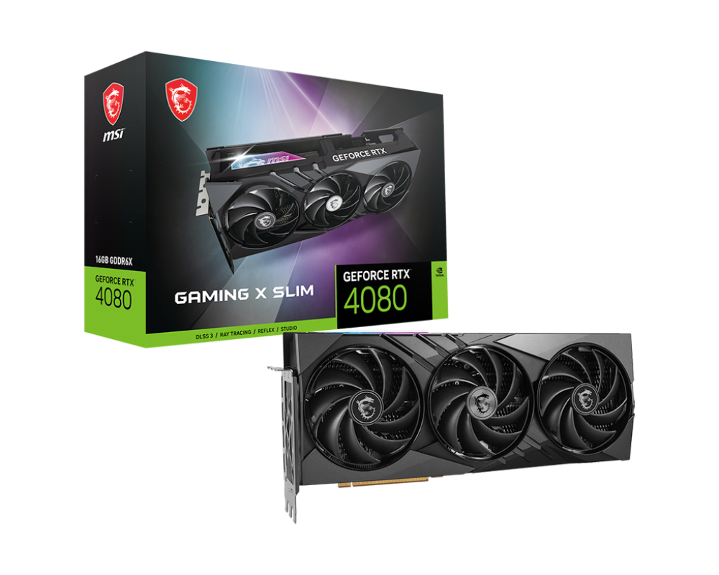 MSI GeForce RTX™ 4080 16GB GAMING X SLIM