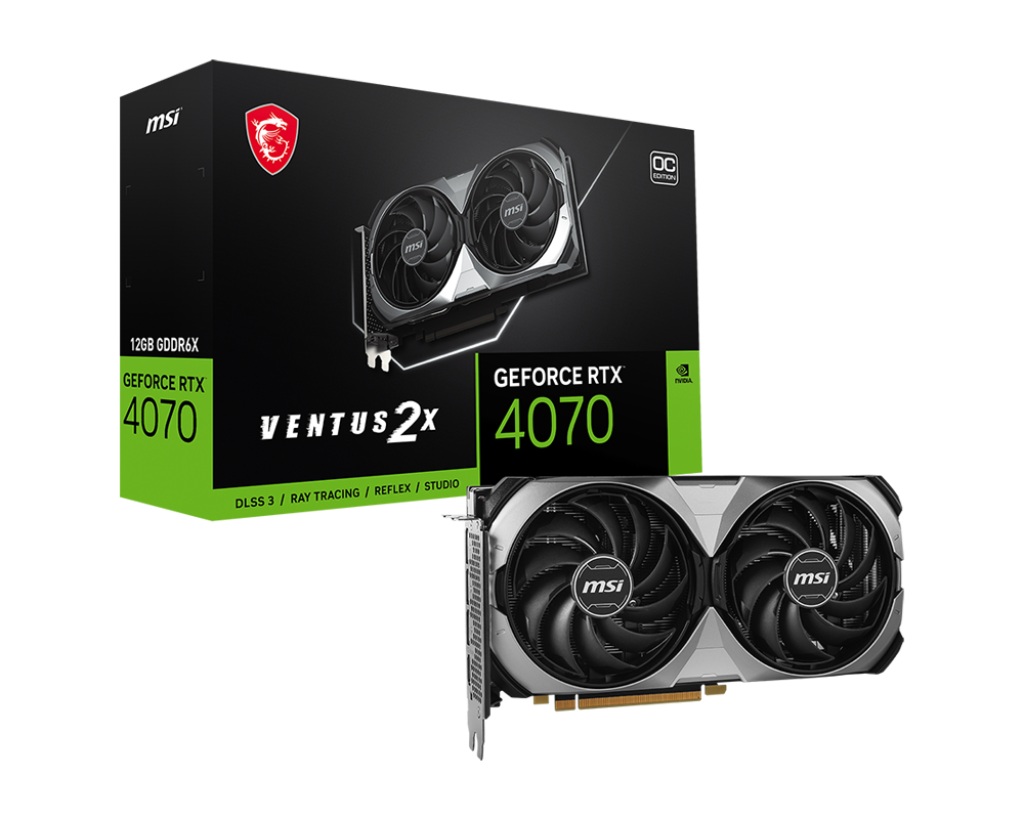 MSI GeForce RTX™ 4070 VENTUS 2X E 12G OC