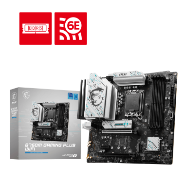 MSI B760M GAMING PLUS WIFI - Intel 14th/13th/12th Gen -12