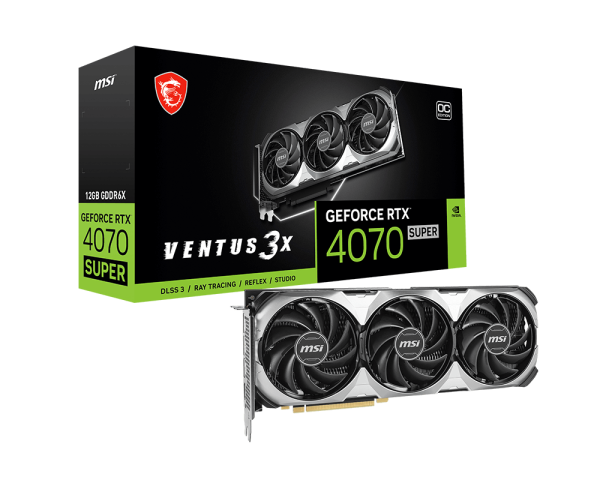 MSI GeForce RTX™ 4070 SUPER 12G VENTUS 3X OC