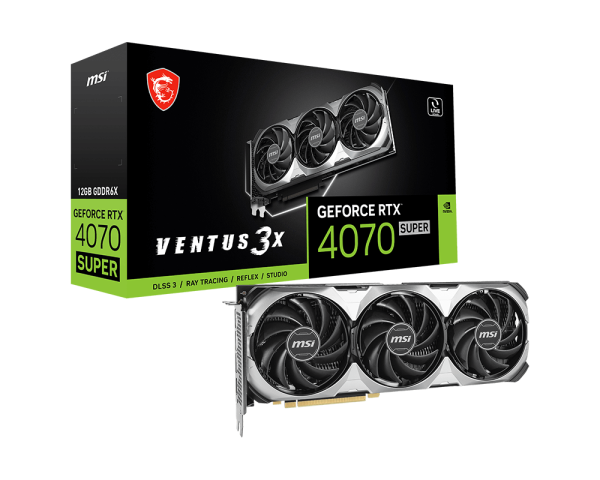 GeForce RTX™ 4070 SUPER 12G VENTUS 3X