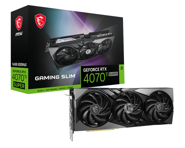 MSI GeForce RTX™ 4070 Ti SUPER 16G GAMING SLIM