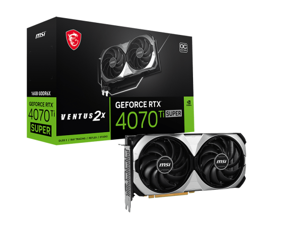 MSI GeForce RTX™ 4070 Ti SUPER 16G VENTUS 2X OC