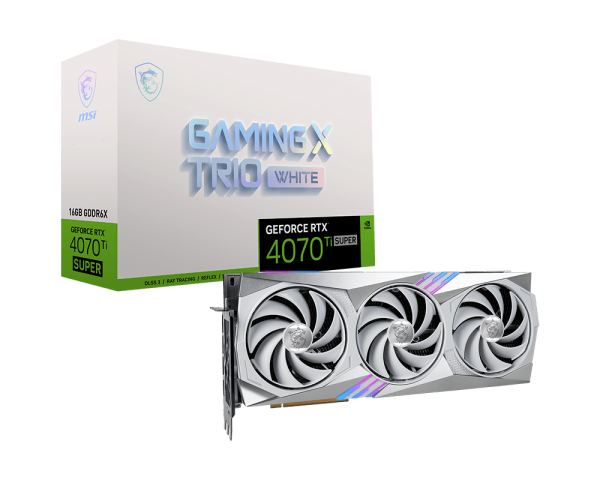 MSI GeForce RTX 4070 Ti SUPER 16G GAMING X TRIO WHITE Video Card Review