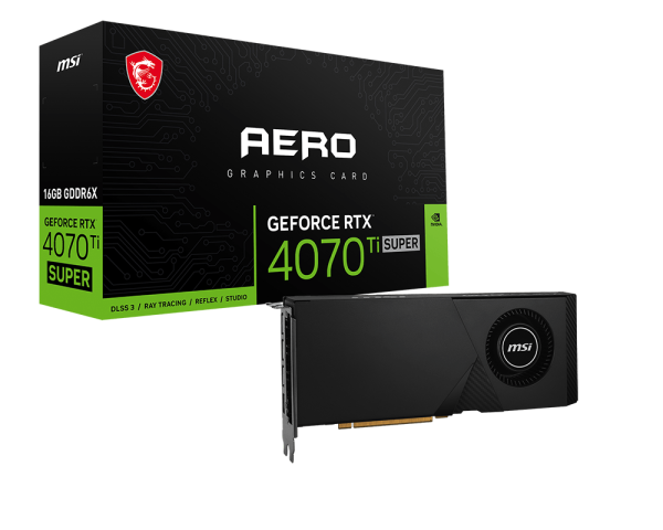 MSI GeForce RTX 4070 Ti SUPER 16G AERO