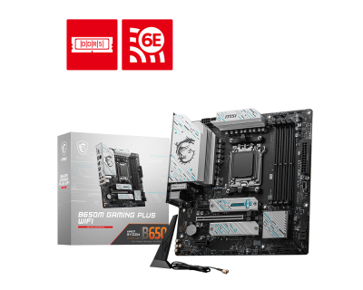 MSI B650 GAMING PLUS WIFI Motherboard, ATX - Supports AMD Ryzen 7000 Series  Proc 4711377098052