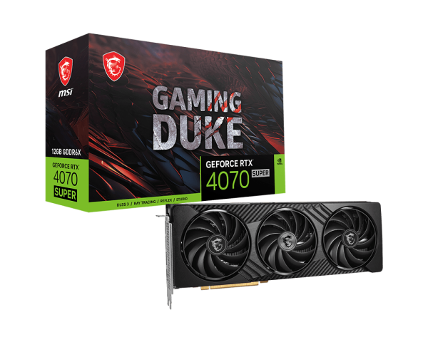 GeForce RTX™ 4070 SUPER 12G GAMING DUKE 3X