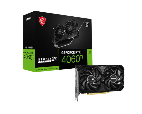 GeForce RTX™ 4060 Ti 8G VENTUS 2X BLACK E1