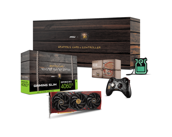 GeForce RTX™ 4060 Ti 8G GAMING SLIM MONSTER HUNTER EDITION