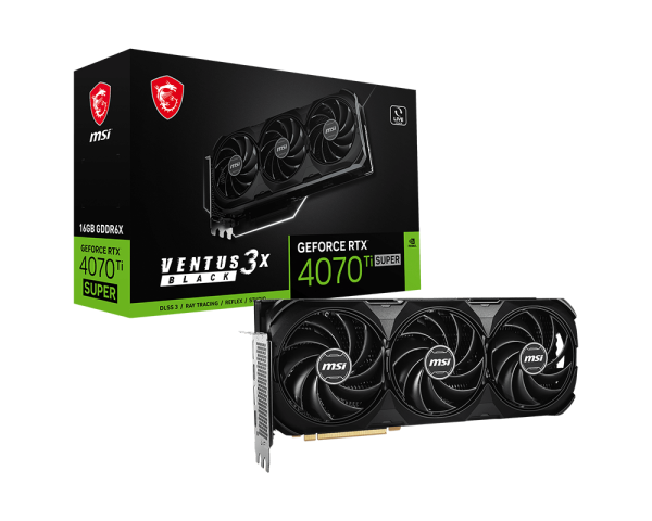 GeForce RTX™ 4070 Ti SUPER 16G VENTUS 3X BLACK