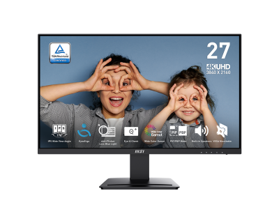 新品 MSI 27インチ モニター PRO MP273U 4K 60Hz PRO MP273U | Profesjonalny monitor biznesowy do pracy i do