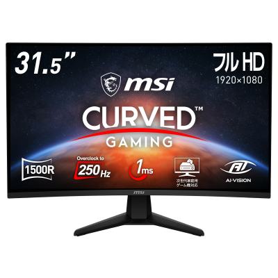 ジャンク品　ゲーミングモニタ32型　MSI Optix MAG322CQRV Optix MAG322CQRV