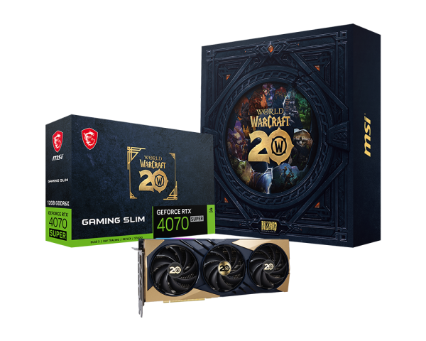 GeForce RTX™ 4070 SUPER 12G GAMING SLIM World of Warcraft® EDITION