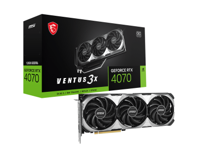 【ジャンク】GeForce RTX 4070 VENTUS 3X 12G OC MSI GeForce RTX 4070 VENTUS 3X E1 12G OC