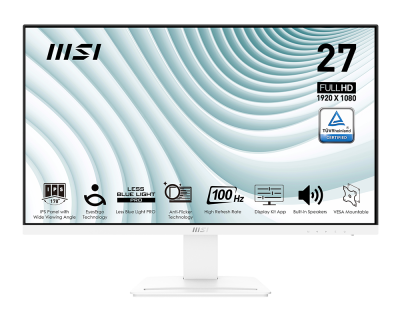 27インチFHDモニター【MSI PRO MP273A Series】 PRO MP273A | Professional Business Monitor for Work and Home