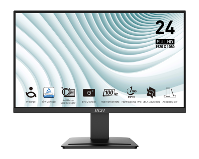 ピ*ಣ様 MSI モニター PRO MP2412 23.8インチ PRO MP2412 | 100Hz Professional Business Monitor 23.8 inch | MSI
