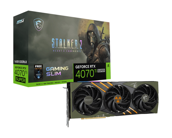 GeForce RTX™ 4070 Ti SUPER 16G GAMING SLIM STALKER 2 EDITION