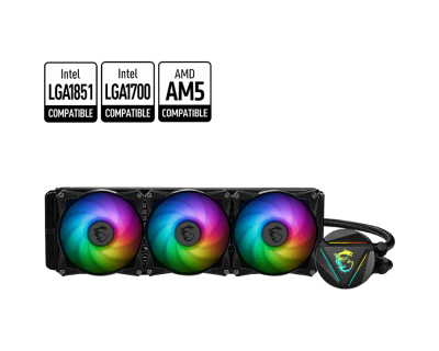 MSI MAG CORELIQUID 360R V2 液体冷却　新品未開封品 MSI MAG CORELIQUID 360R V2 CPU Liquid Cooler CL360RV2 - Adorama