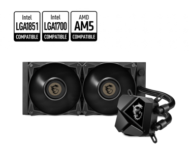 MSI mag coreliquid E240 新品未開封 黒 MSI MAG CoreLiquid E240 Black - AIO ARGB CPU Liquid Cooler