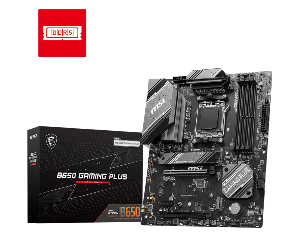 【使用期間19日】7800x3d+MSI B650 GAMING PLUS MSI B650 GAMING PLUS, ATX - AMD Ryzen 7000 - 12+2 Phases