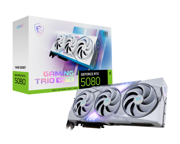 GeForce RTX™ 5080 16G GAMING TRIO OC WHITE