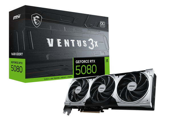 GeForce RTX™ 5080 16G VENTUS 3X OC PLUS