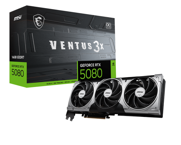 GeForce RTX™ 5080 16G VENTUS 3X OC