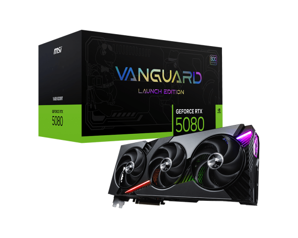 GeForce RTX™ 5080 16G VANGUARD SOC LAUNCH EDITION