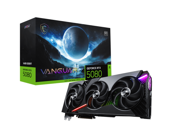 GeForce RTX™ 5080 16G VANGUARD OC GeForce RTX™ 5080 16G VANGUARD OC
