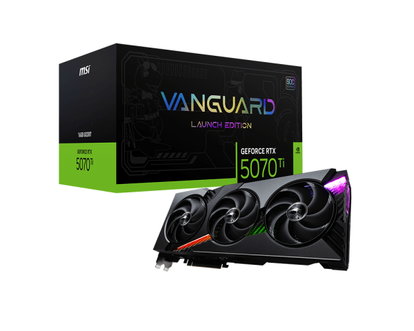 GeForce RTX™ 5070 Ti 16G VANGUARD SOC LAUNCH EDITION