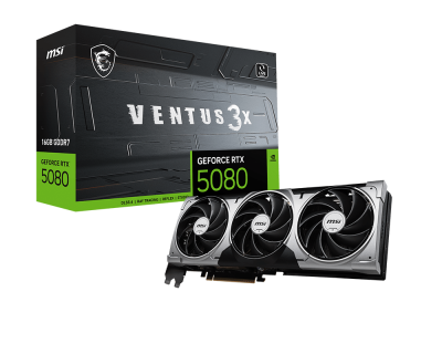 MSI GeForce RTX™ 5080 16G VENTUS 3X