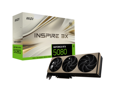 MSI GEFORCE RTX 5080 OC版 GeForce RTX™ 5080 16G VANGUARD SOC