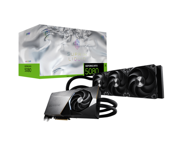 GeForce RTX™ 5080 16G SUPRIM LIQUID SOC