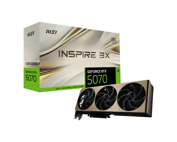 GeForce RTX™ 5070 12G INSPIRE 3X OC