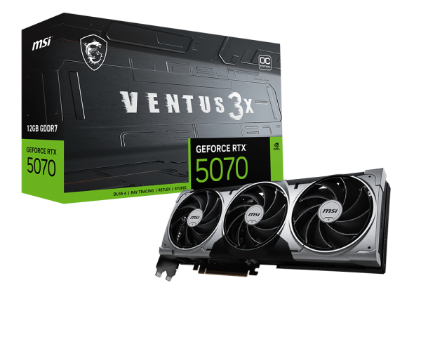 GeForce RTX™ 5070 12G VENTUS 3X OC