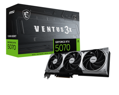 MSI GeForce RTX™ 5070 12G VENTUS 3X