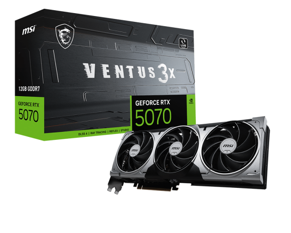 GeForce RTX™ 5070 12G VENTUS 3X