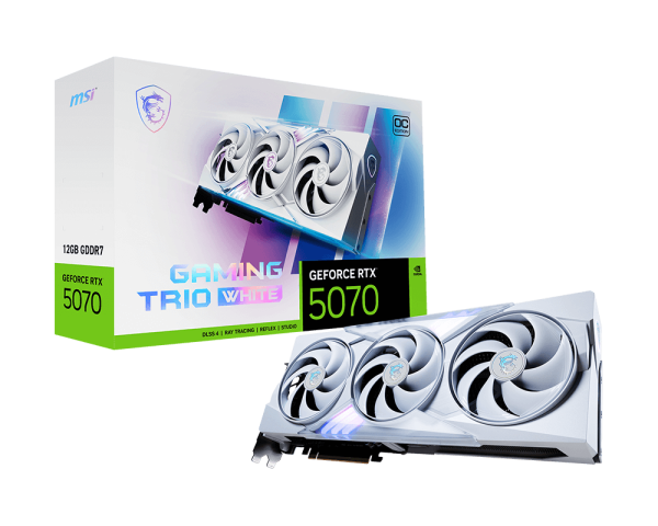 GeForce RTX™ 5070 12G GAMING TRIO OC WHITE