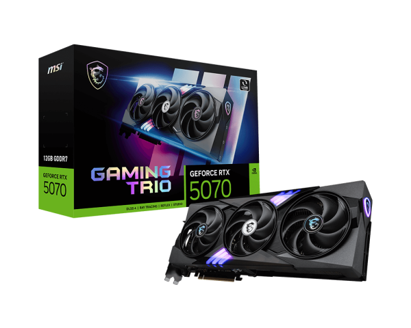 MSI GeForce RTX™ 5070 12G GAMING TRIO