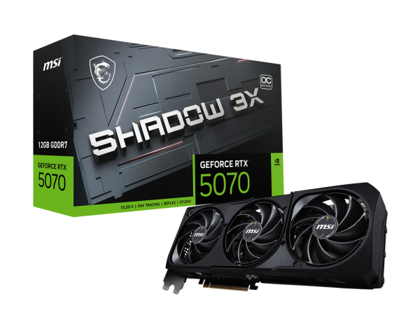 GeForce RTX™ 5070 12G SHADOW 3X OC