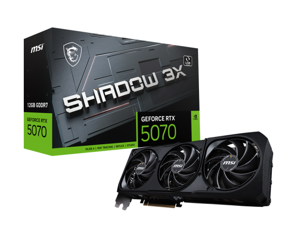 GeForce RTX™ 5070 12G SHADOW 3X