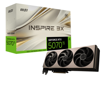 MSI GeForce RTX™ 5070 Ti 16G INSPIRE 3X OC