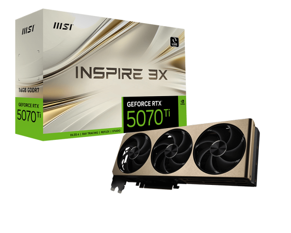 GeForce RTX™ 5070 Ti 16G INSPIRE 3X