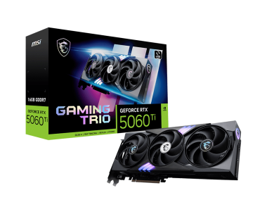 MSI GeForce RTX™ 5060 Ti 16G GAMING TRIO