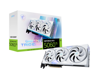 MSI GeForce RTX™ 5060 Ti 16G GAMING TRIO OC WHITE